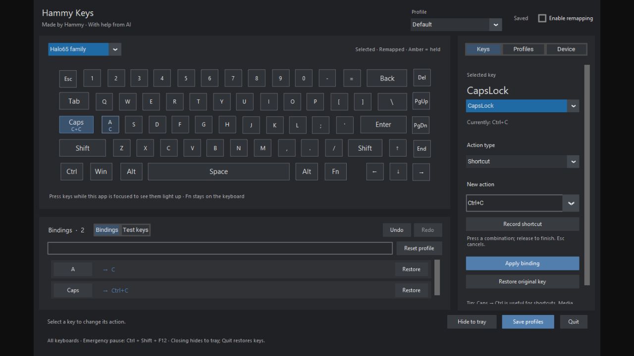 Hammy Keys project preview