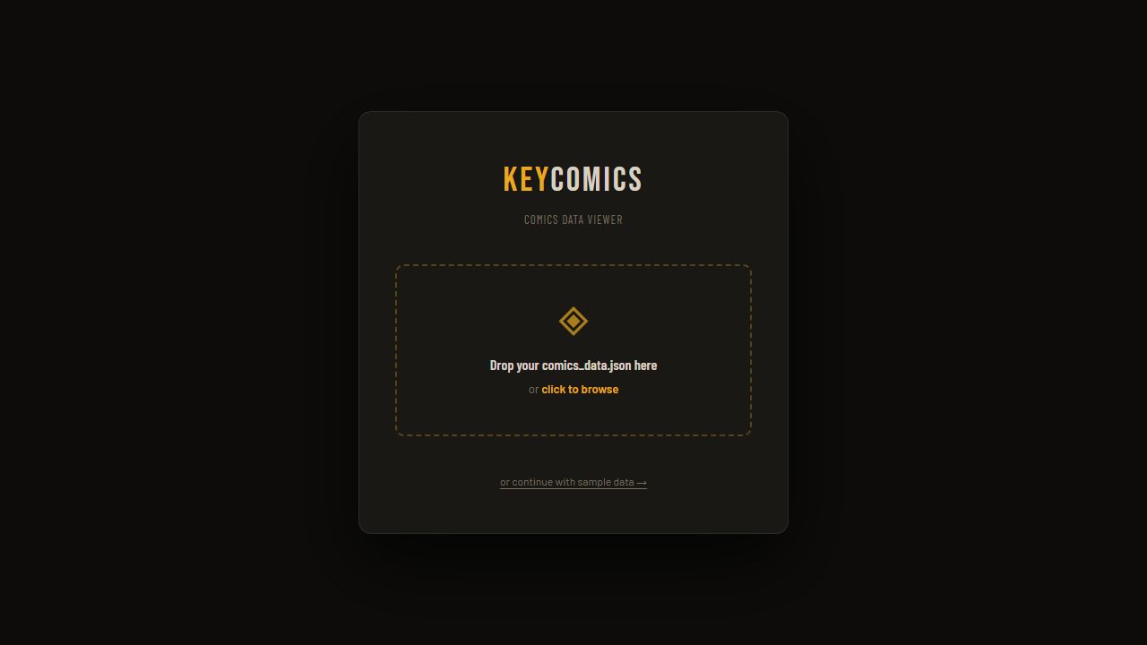KeyComics project preview